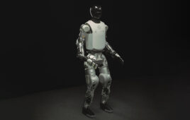 The HMND 01 Alpha Bipedal robot.