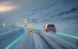 Teradar claimed that its system can provide high-resolution sensing in snowy conditions such as this.