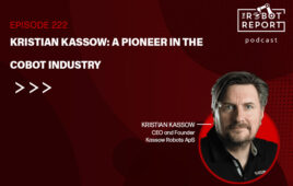 headshot of kristian kassow and the podcast logo.